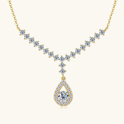 D-Color VVS1 Clarity Moissanite Lariat Necklace

