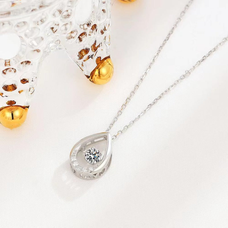 waterdrop necklace diamond