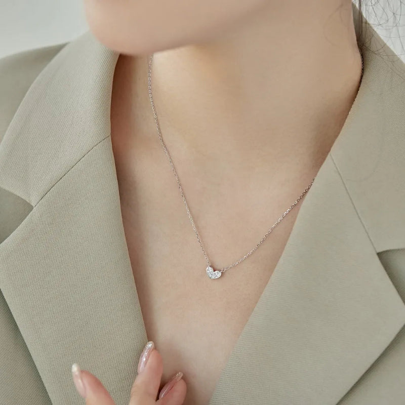 Sweetheart Split Gem Necklace

