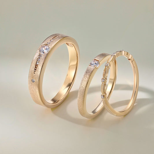 Lover Wedding Engagement Bridal Men`s Rings for Couple