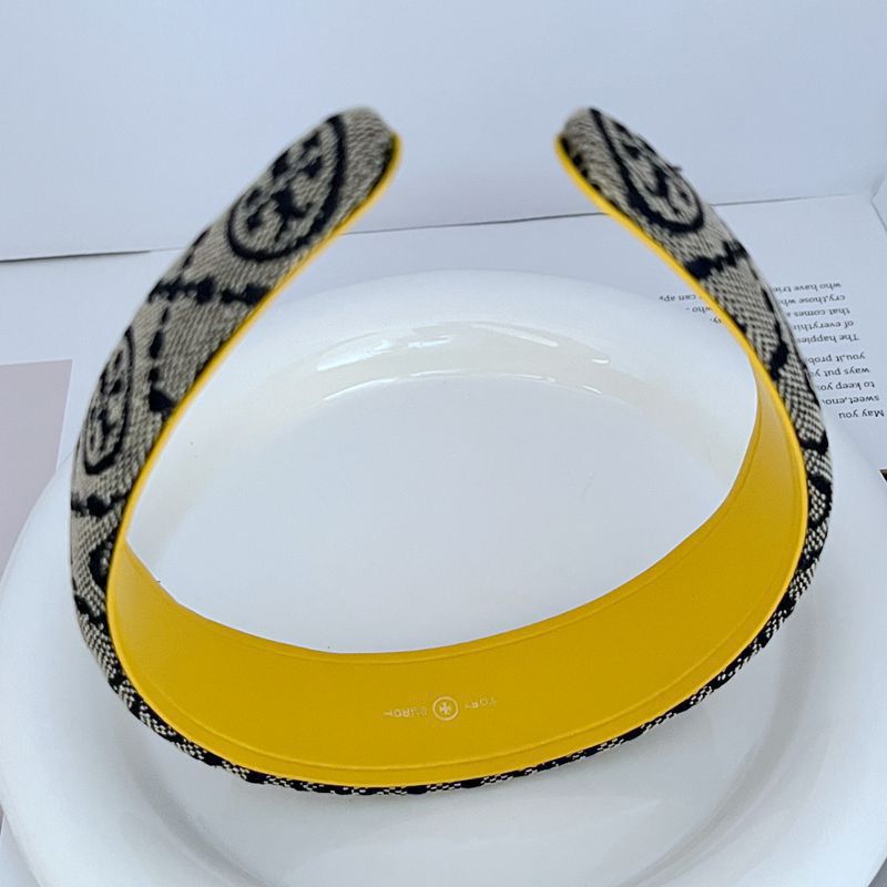 Tory Burch logo pattern fabric headband