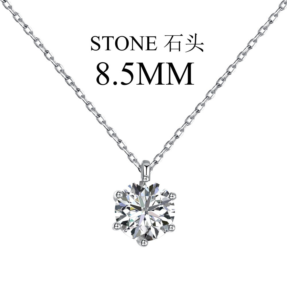 Solitaire 5A Zirconia Jewelry Pendant Necklace