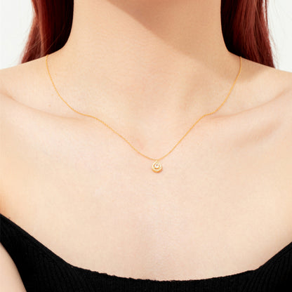 Toi et Moi Zircon Pendant Necklace