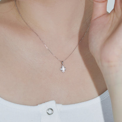 Tiny Opal Pendant Necklaces for girl