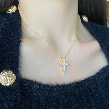 Personalized Women Pendant Cross Necklace