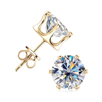 Moissanite Stud Earring Collection