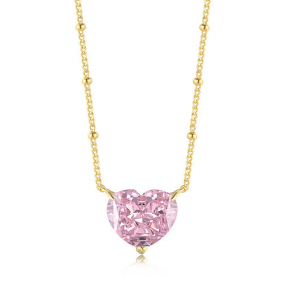 Heart Shape Diamond Necklace