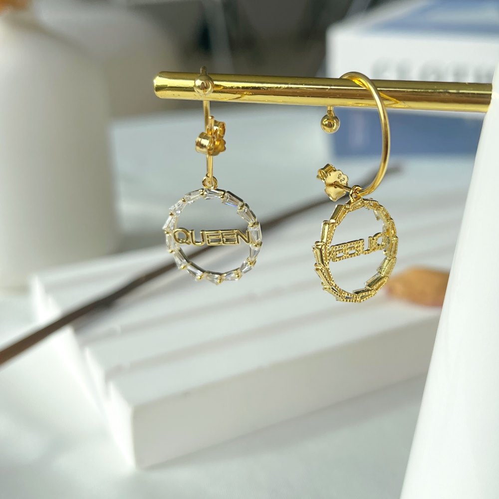 gold diamond hoop earrings for women