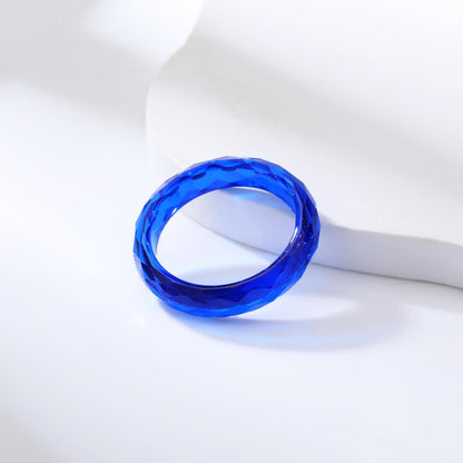 Lab Grown Corundum Ring Blue Red | JIMMY JEWELRY
