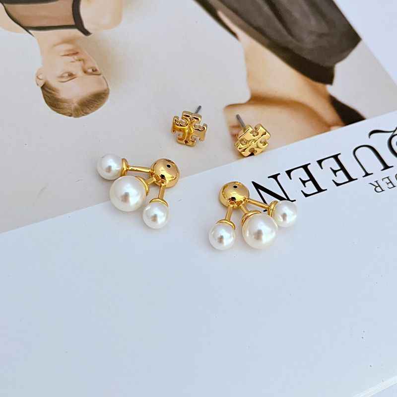 欧美时尚轻奢气质甜美优雅镶嵌珍珠可拆卸小众女款精美耳钉