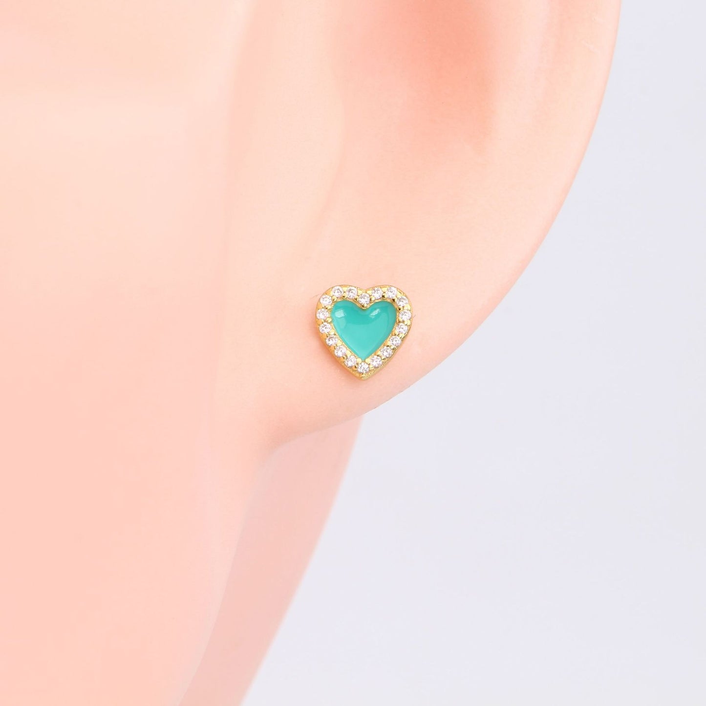 Oil Drop Love Earrings