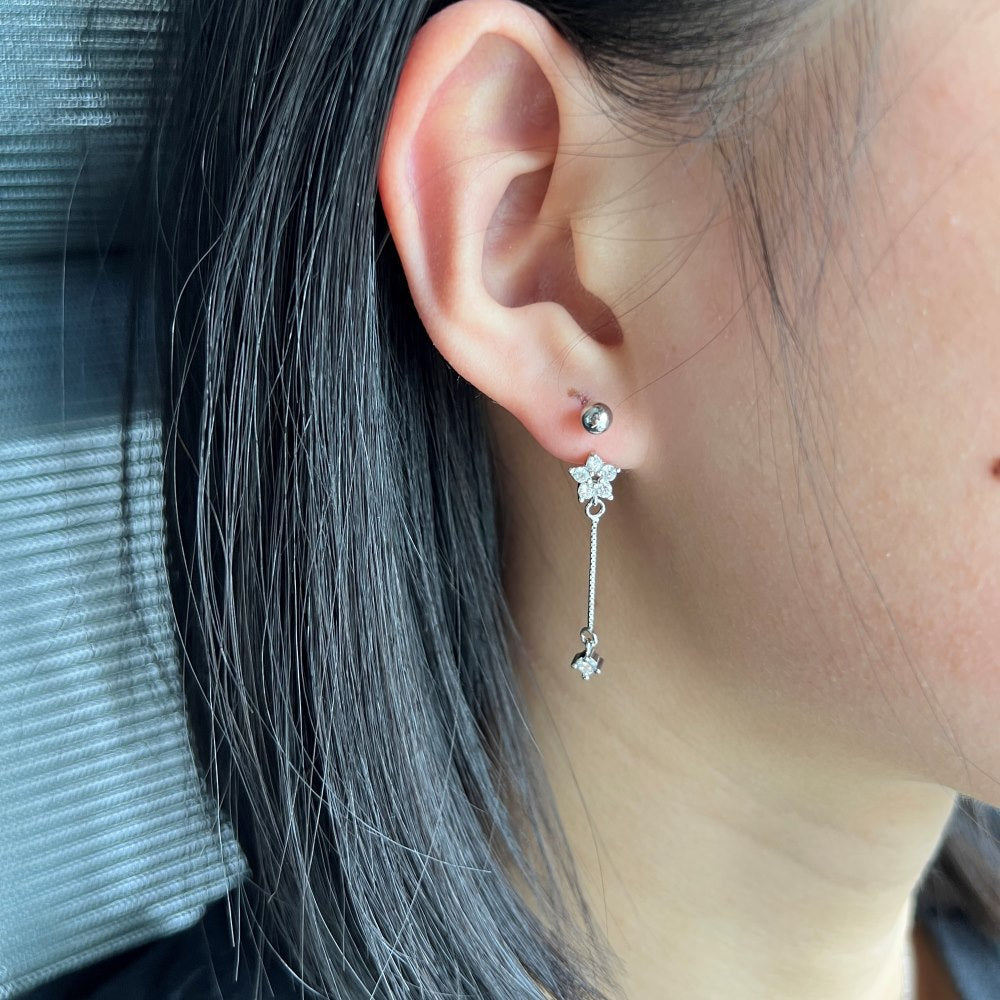 star tassel earrings