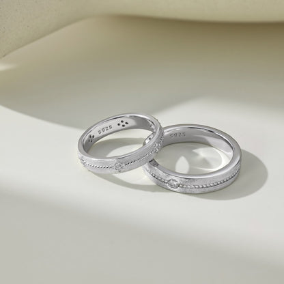 Non Fade Jewellery Couple Engage Rings