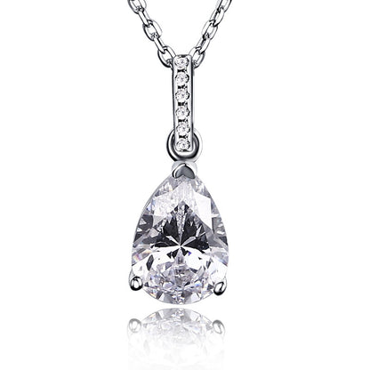 Heart Luxury Cubic Zircon Pendant Necklace