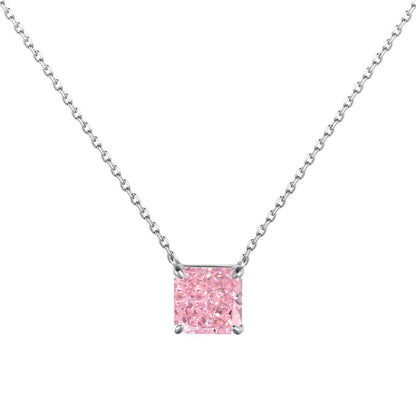 Square Cubic Zirconia Pendant