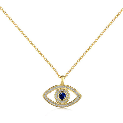 925 Silver Devil Eye Pendant