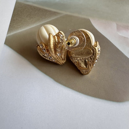 Oscar de la Renta Enamel Ice Cream Stud Earrings Women