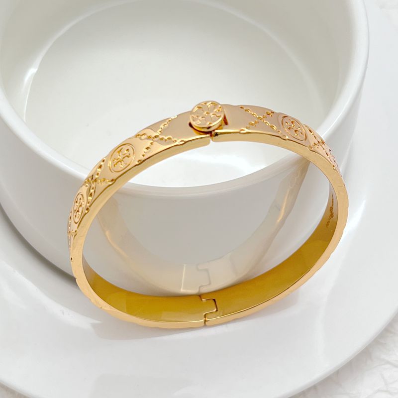 Tory Burch Fashionable Luxury Openable Metal Bangle