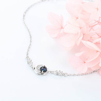 Celestial Moon & Star Charm Bracelet