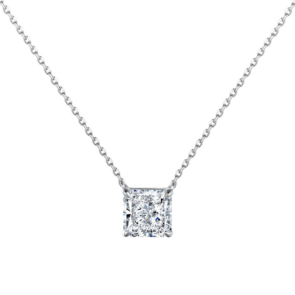 Square Cubic Zirconia Pendant