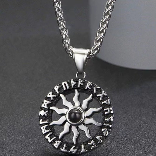 projection necklace for men-stainless