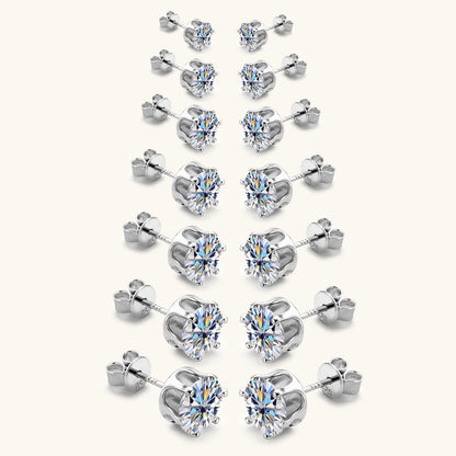 Moissanite Stud Earring Collection