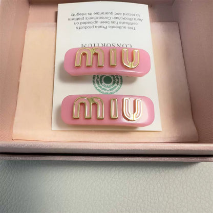 Miu Miu hair clips hair accessories