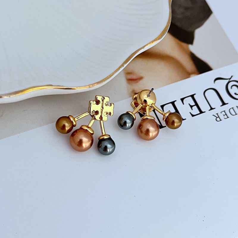 欧美时尚轻奢气质甜美优雅镶嵌珍珠可拆卸小众女款精美耳钉