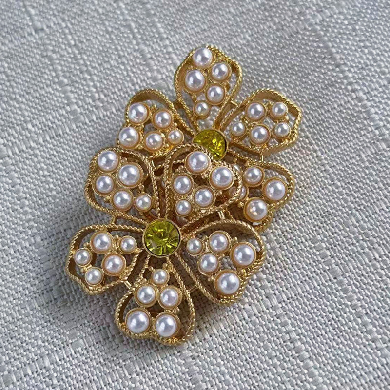 Oscar de la Renta Women's Full-Pavé Openwork Floral Stud Earrings