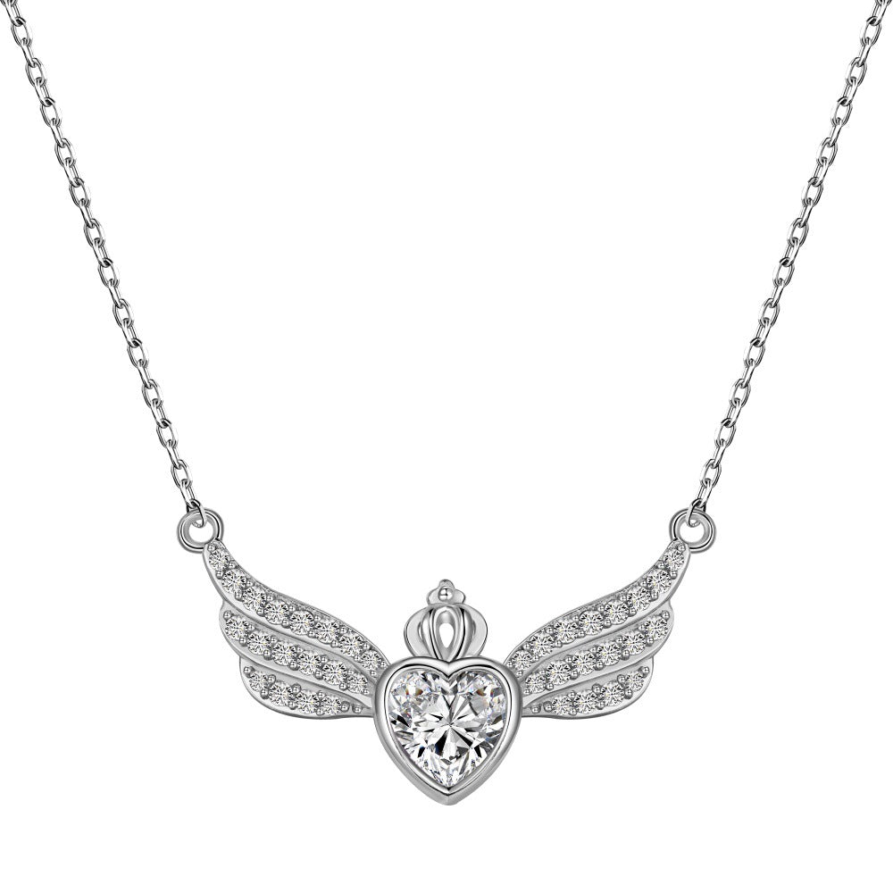 Heart Angle Wings Pendant