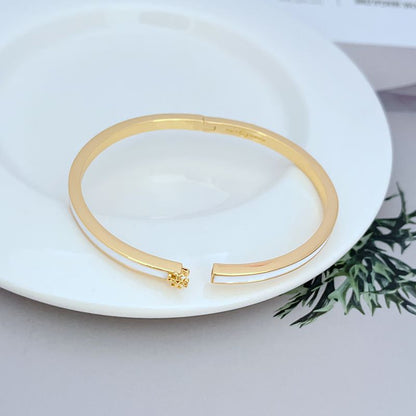 Tory Burch minimalist enamel metal bracelet