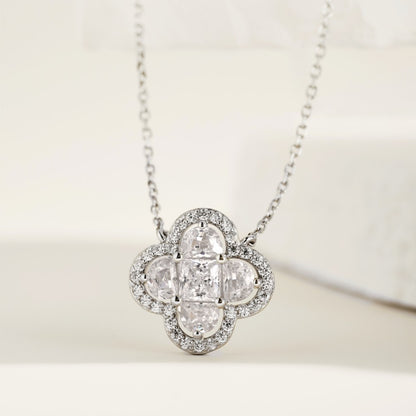 van cleef diamond clover necklace