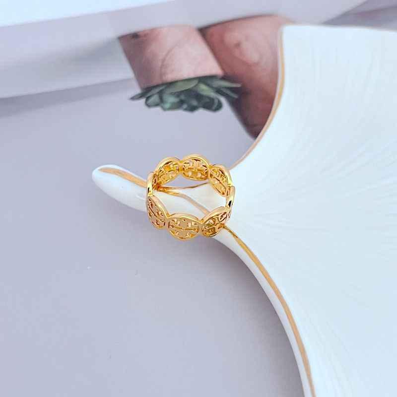 Tory Burch Openwork Metal Ring - JIMMY JEWELRY 01