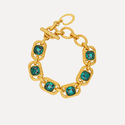 Oscar de la Renta Square Crystal Toggle Bracelet women