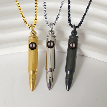 projection necklace for men-stainless