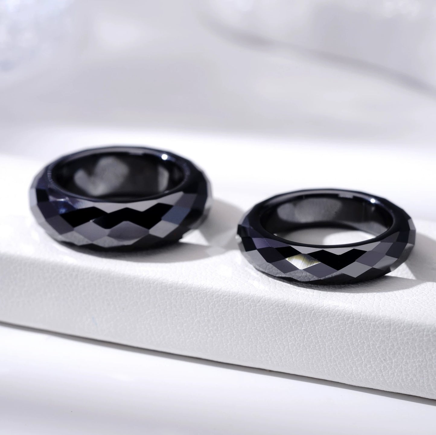 Lab Grown Diamond Band Wedding Ring ｜ Black | JIMMY JEWELRY
