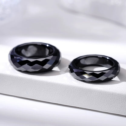 Lab Grown Diamond Band Wedding Ring ｜ Black | JIMMY JEWELRY