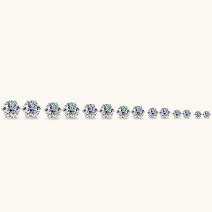 Moissanite Stud Earring Collection