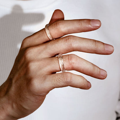 Lab Grown White Corundum Ring Hardness 9 | JIMMY JEWELRY