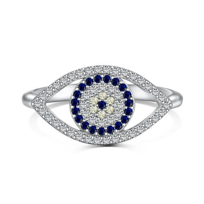 evil eye engagement ring