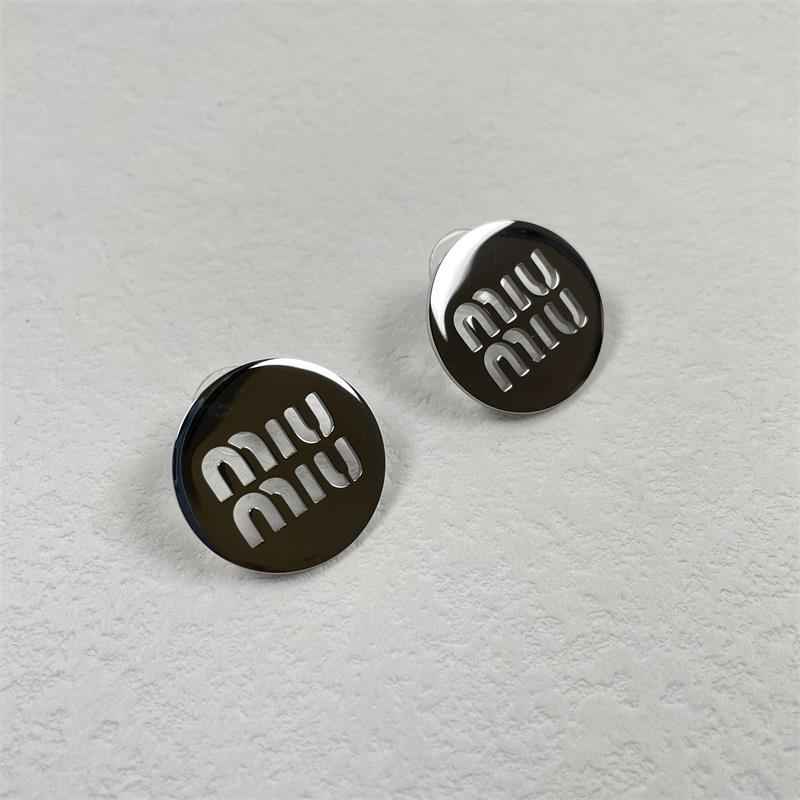 Miu Miu hollow weet elegant earrings