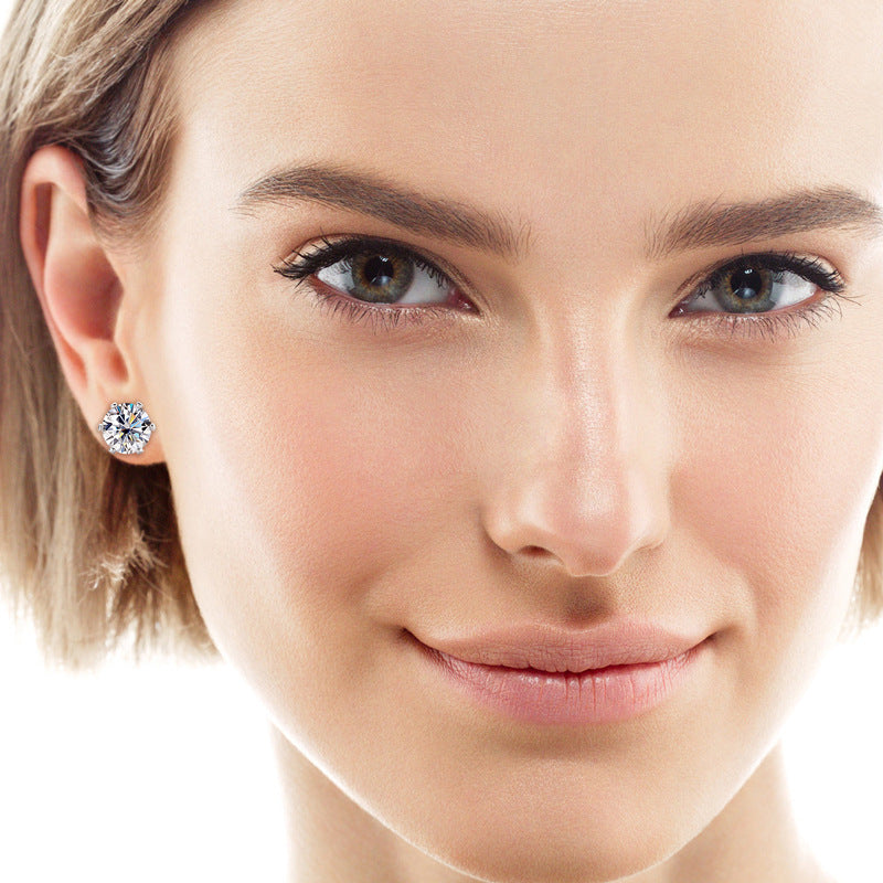Moissanite Stud Earring Collection