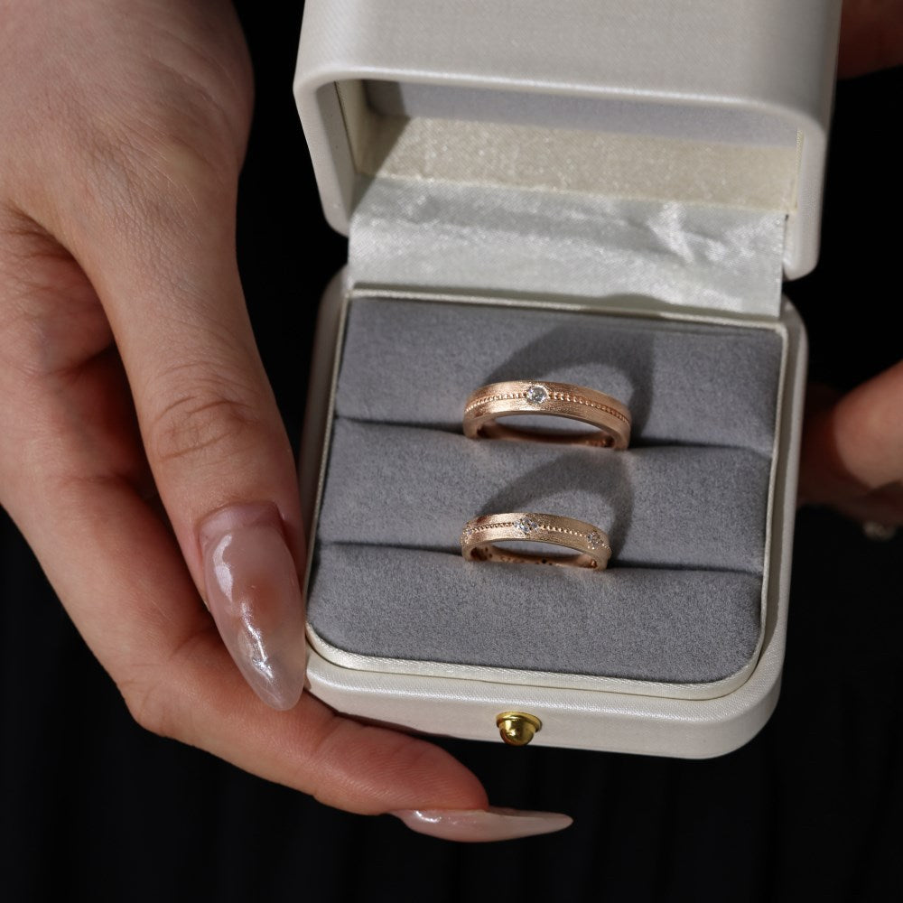 Non Fade Jewellery Couple Engage Rings