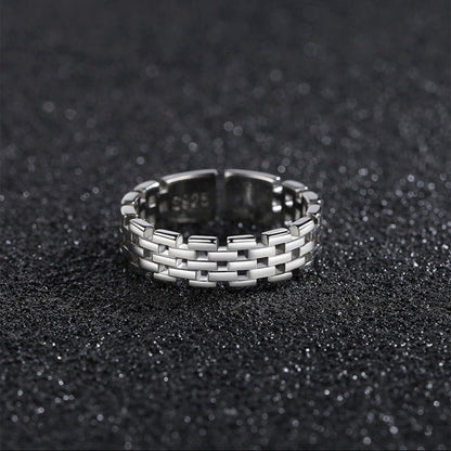 Men's Geometric Minimalist Ring Open-style