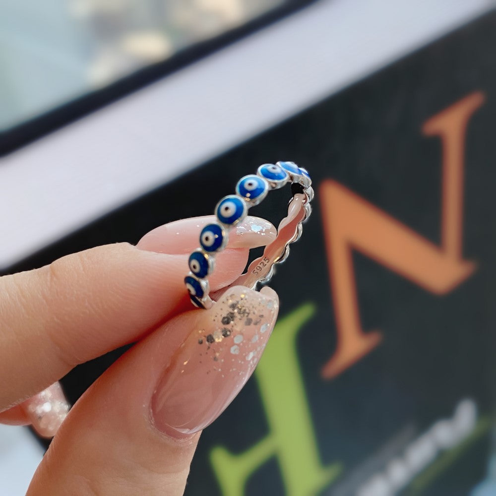 evil eye charm ring