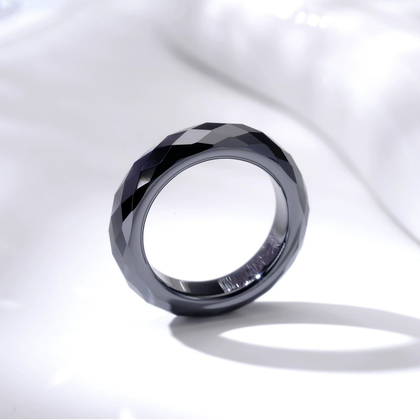 Lab Grown Diamond Band Wedding Ring ｜ Black | JIMMY JEWELRY