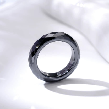 Lab Grown Diamond Band Wedding Ring ｜ Black | JIMMY JEWELRY