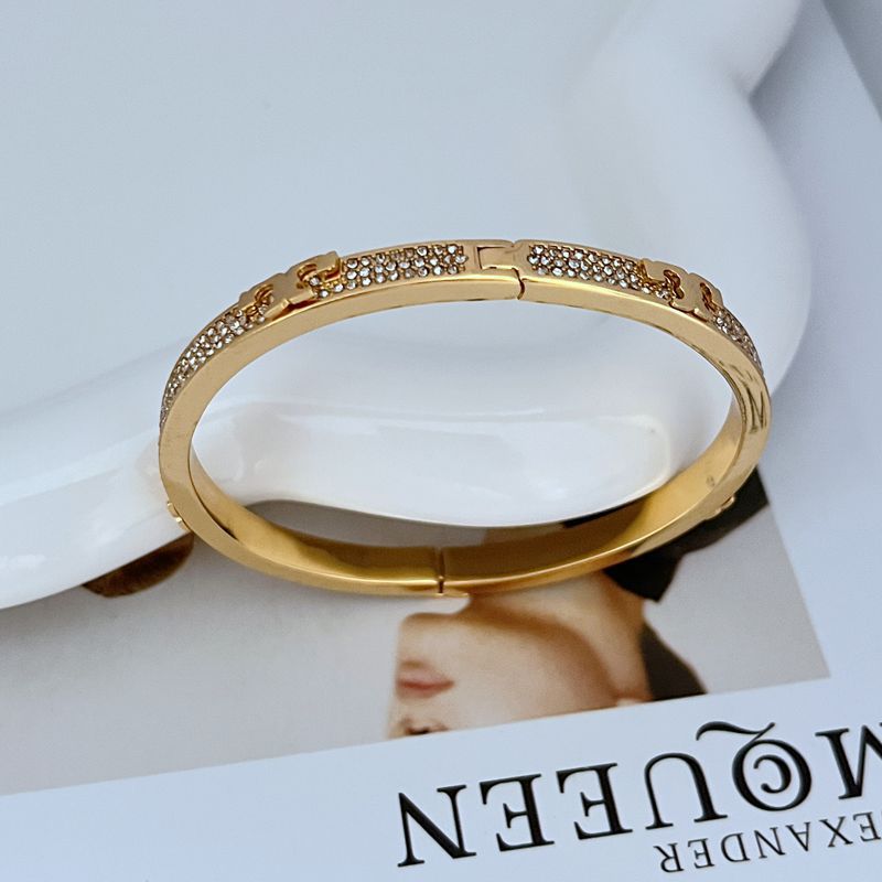 Tory Burch Exquisite Pave Diamond Openable Bangle women