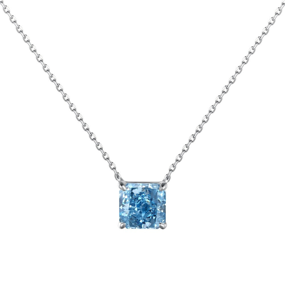 Square Cubic Zirconia Pendant