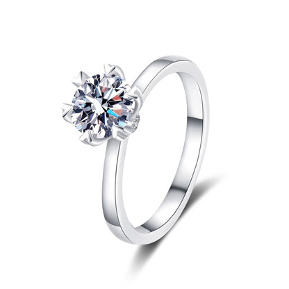 1.0CT Moissanite Rings for Women